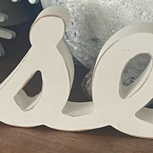 White 'Blessed'  Decor Sign - Picture 3 of 3